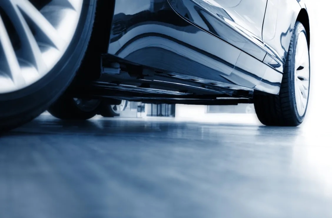 Low angle view of a car