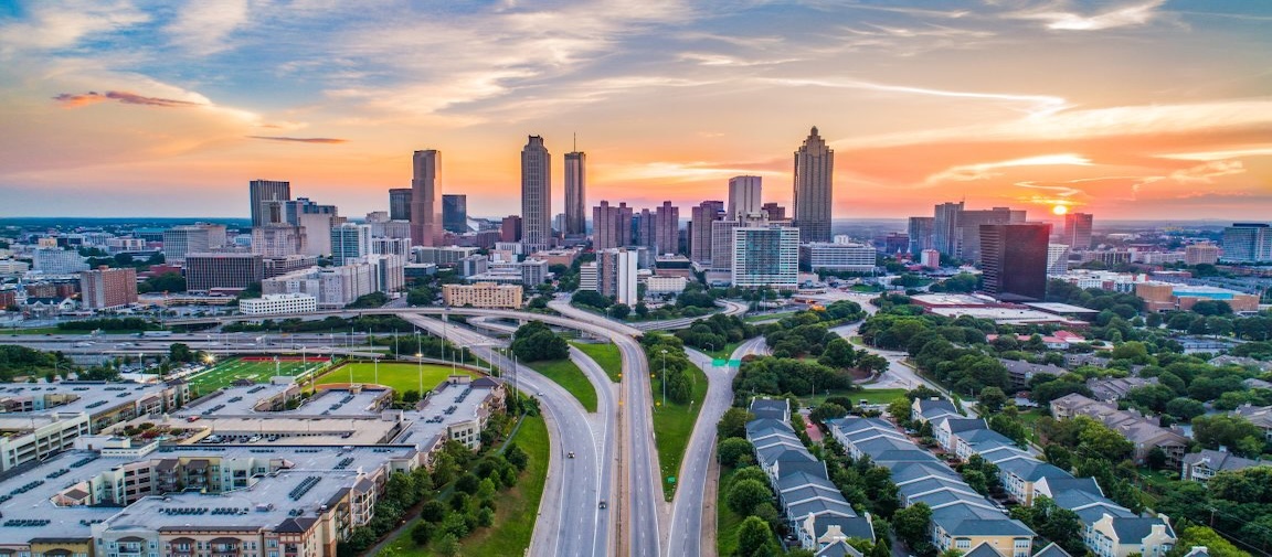 View of Downtown Atlanta Skyline
