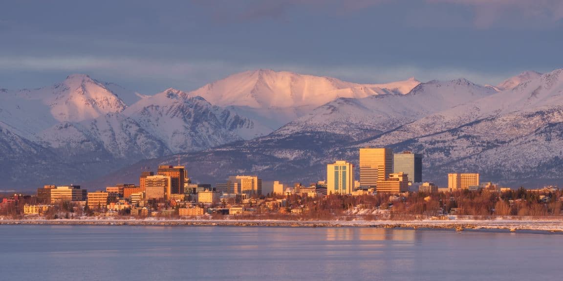 View of Anchorage skyline