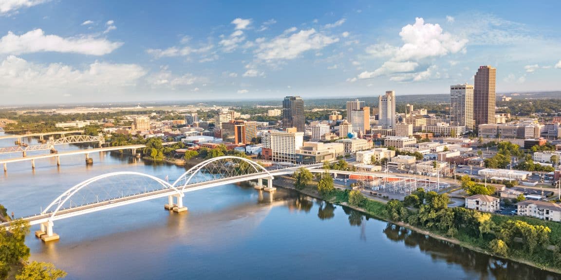 View of Little Rock downtown