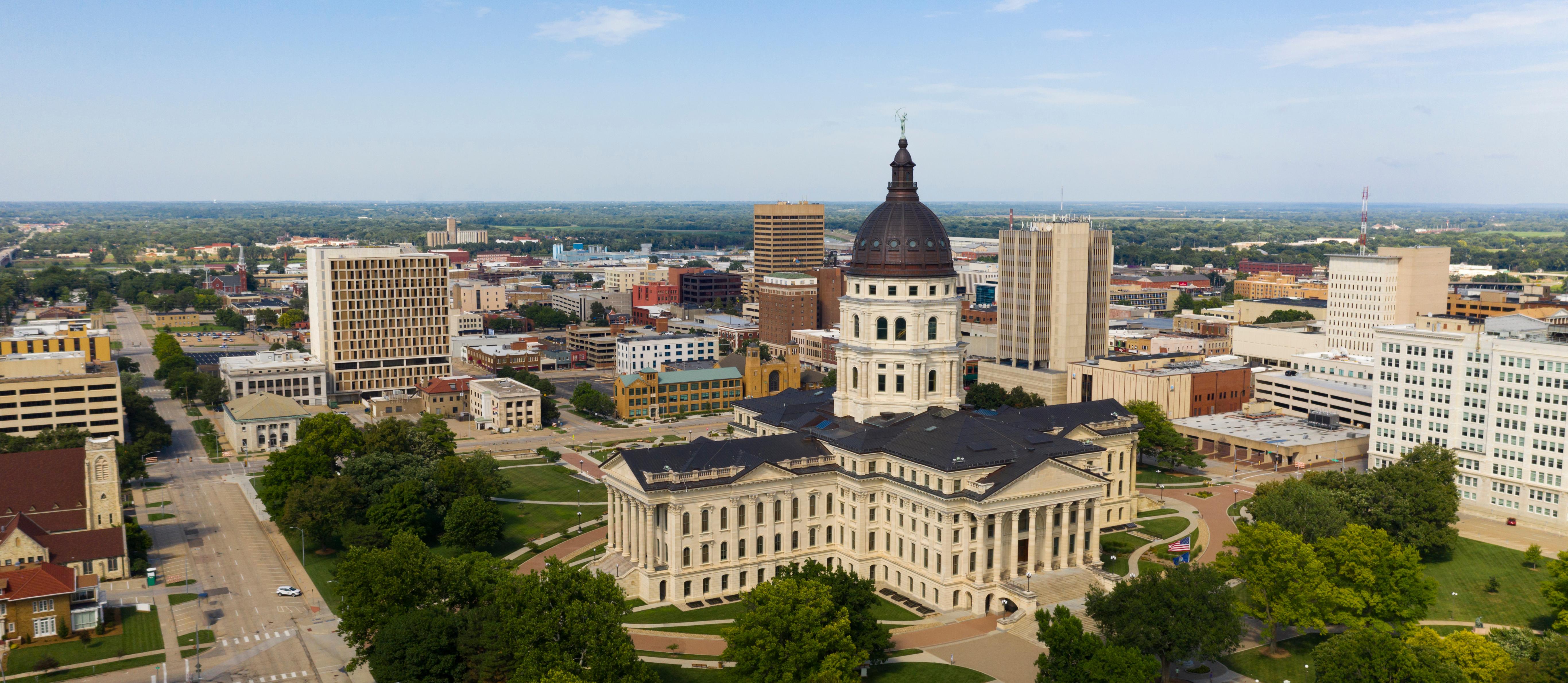 View of the city in Kansas