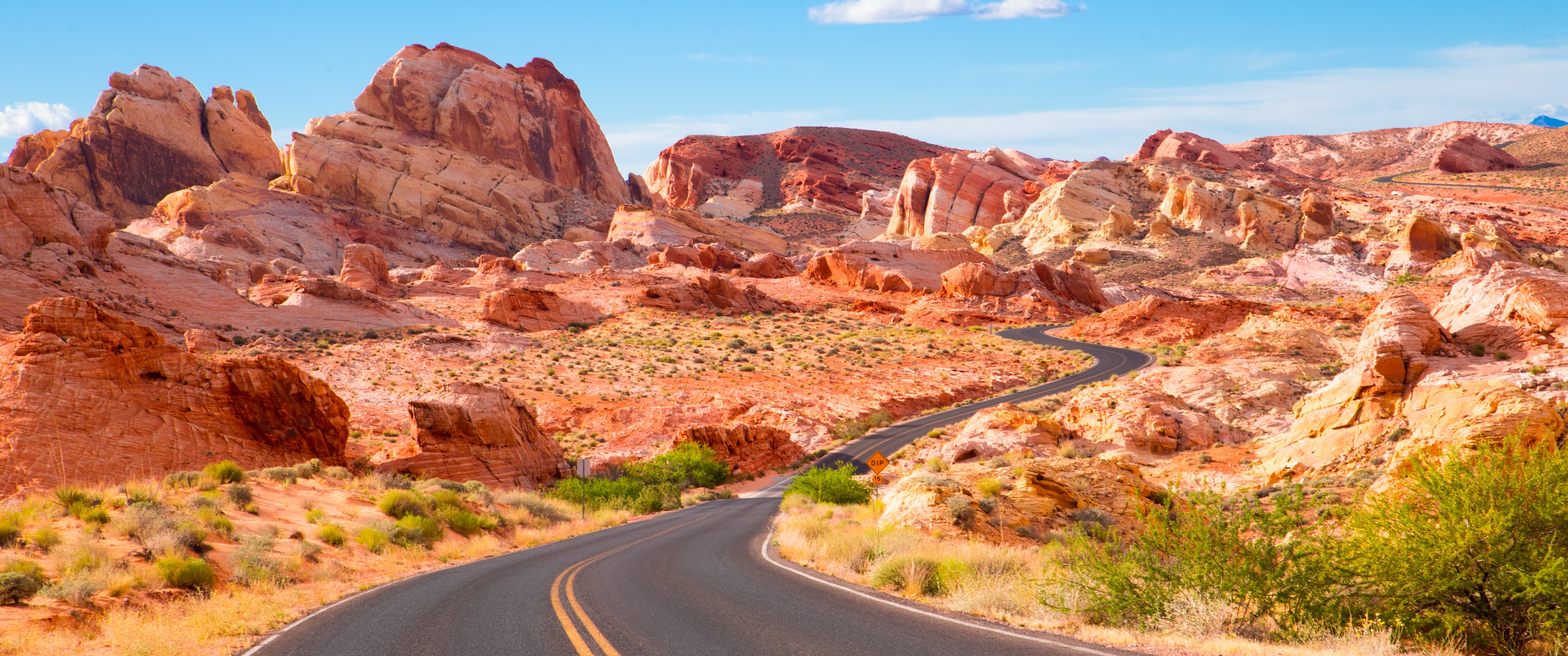 Nevada desert on a sunny summer day