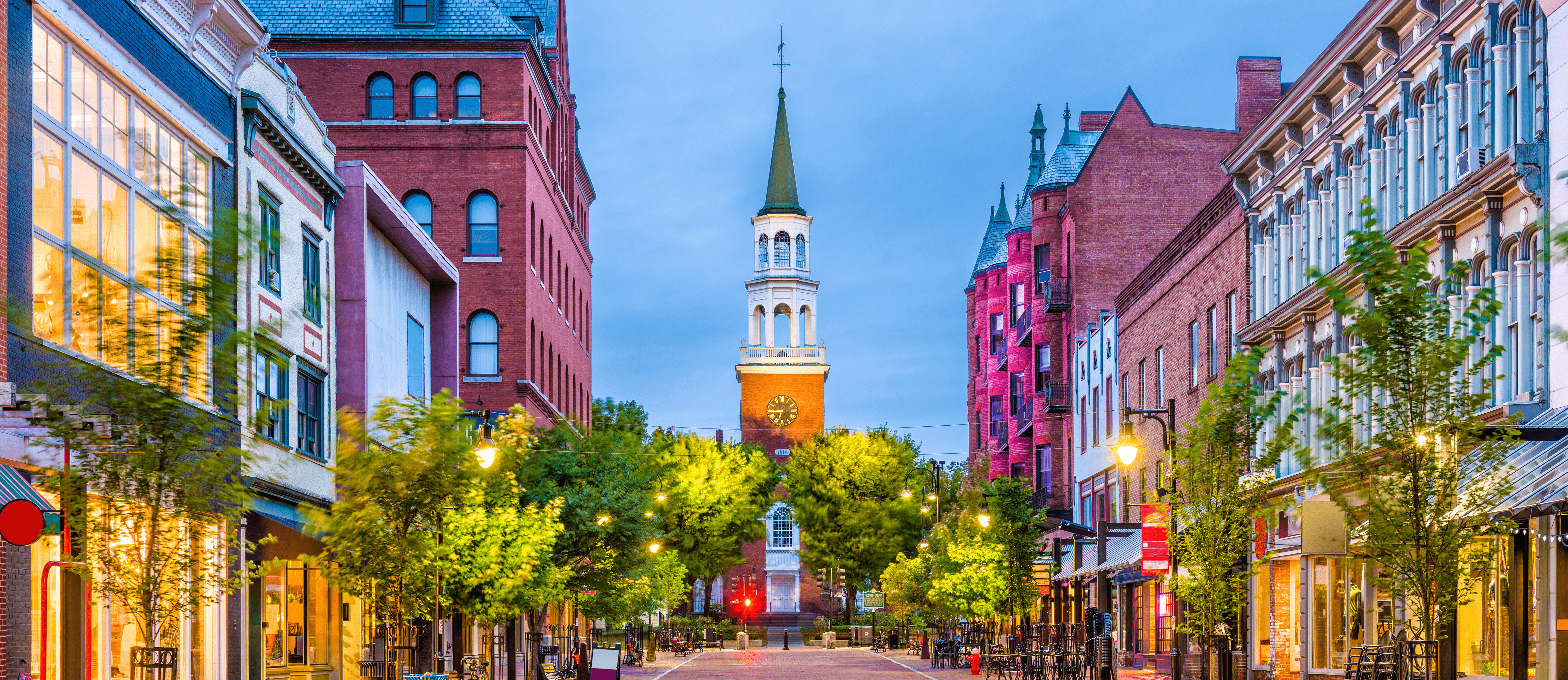 Downtown Burlington, Vermont