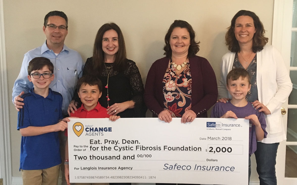 Langlois Insurance Agency presents Safeco donation