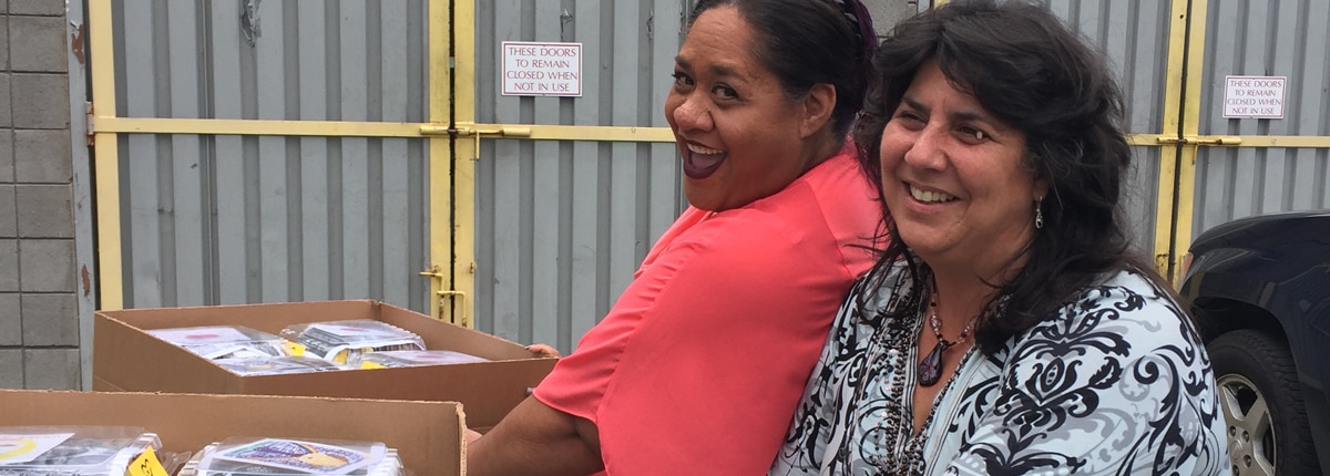 agency staff delivering lunches